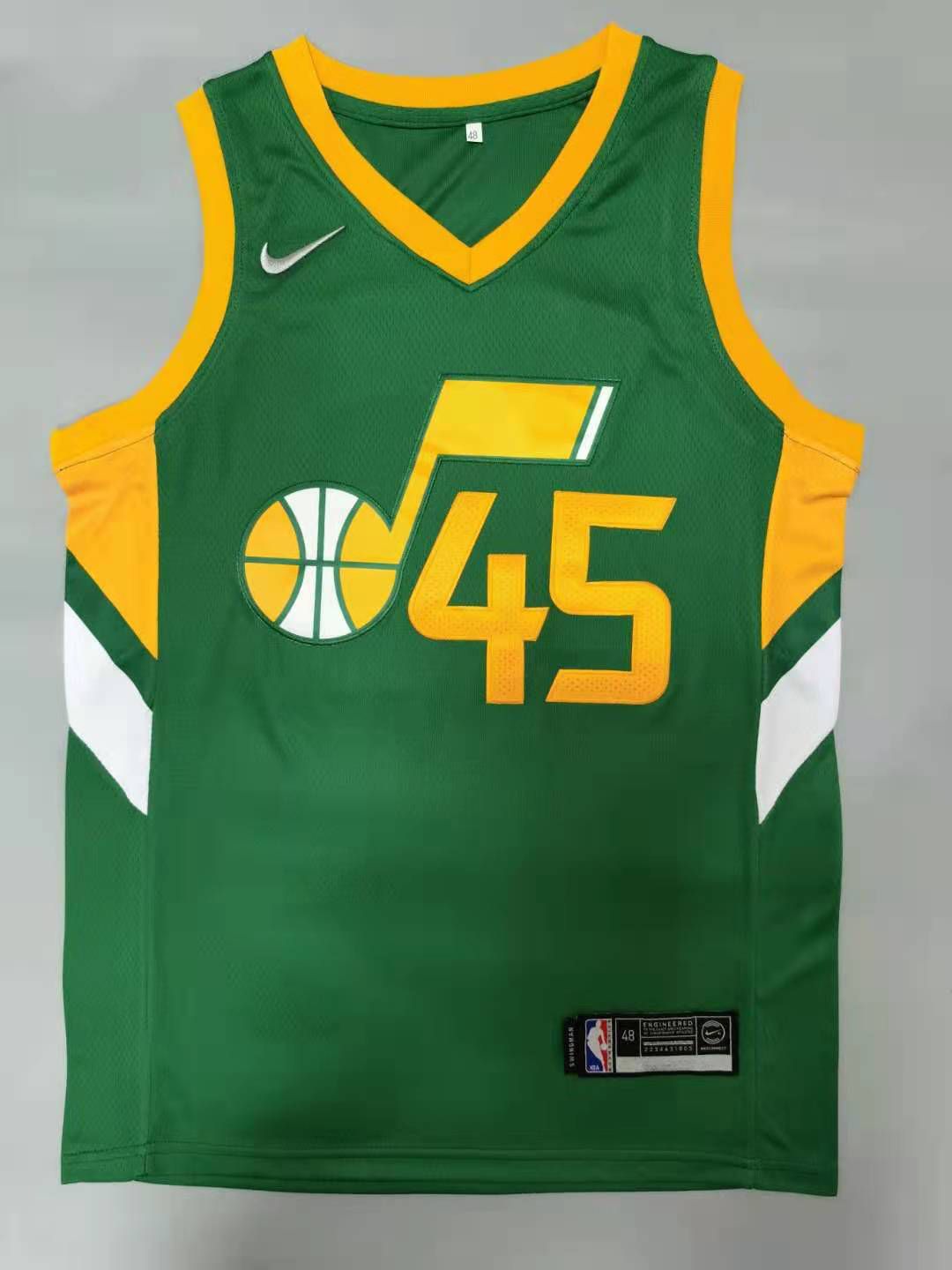 Men Utah Jazz #45 Mitchell Green 2021 Nike Game NBA Jerseys